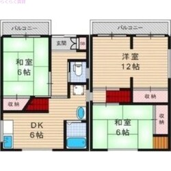 枚方市東山あきかつ戸建の物件間取画像